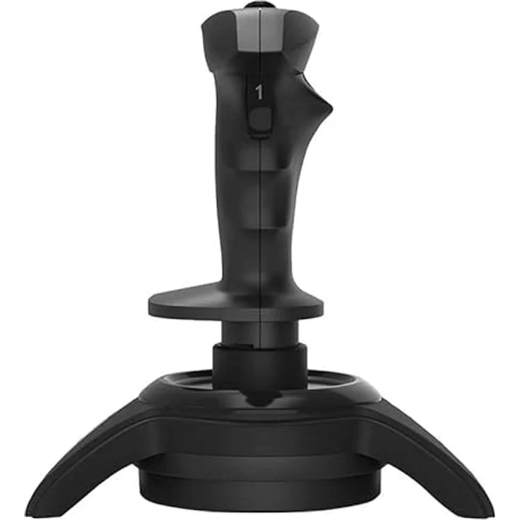 PXN F16 Joystick, Gaming-Stick mit 8-Wege Hat Switch und ergonomischem Design, schwarz – Bild 3