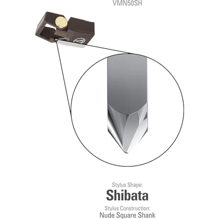 Audio-Technica vmn10cb konische Bonded Stylus VMN50SH, Shibata, Nude schwarz – Bild 3