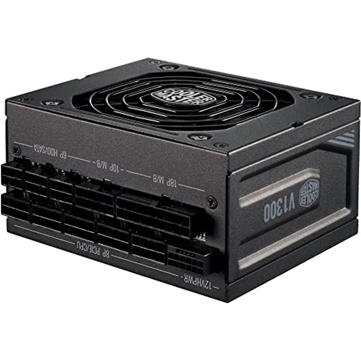 Cooler Master V1300 SFX Platinum – 80 PLUS Platinum, 1300 Watt SFX-Netzteil, vollständig modulares Netzteil, passend für Mini-ITX- bis ATX-Gehäuse, volle ATX 3.0-Unterstützung, leiser 92mm FDB-Lüfter – Bild 3