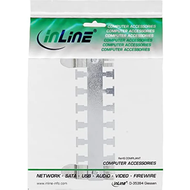 InLine® Kabelführungsleiste zur Montage an Hutschiene (TS35) Metall – Bild 3