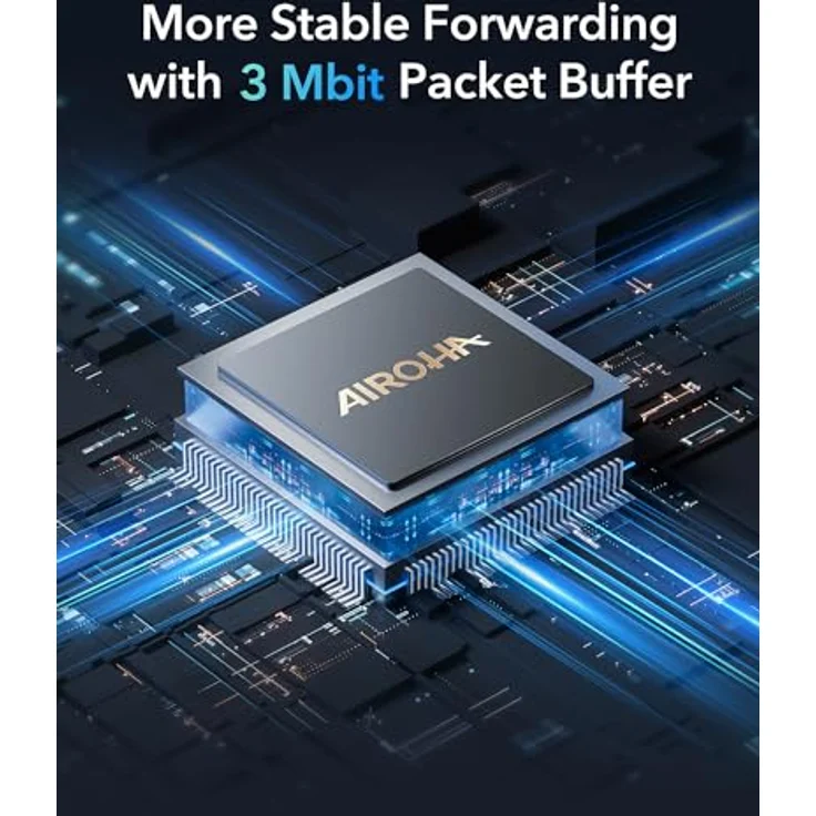 cudy GS105D 5-Port Gigabit Switch Netzwerk-Switch, Desktop Kunststoffgehäuse, Stromsparend, Plug & Play – Bild 4