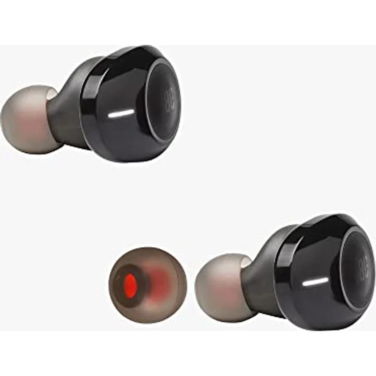 kwmobile 6X Polster kompatibel mit JBL Tune 120TWS / T125TWS - 3 Größen - Silikon Ohrstöpsel In-Ear Kopfhörer - Schwarz – Bild 2