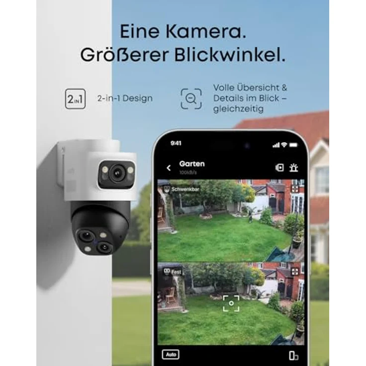 eufy NVR Security System S4, 4K Überwachungssystem mit 2 Bullet-Kameras und 2 Bullet-PTZ-Kameras, 2TB Speicher, KI-gestützte Objektverfolgung – Bild 5