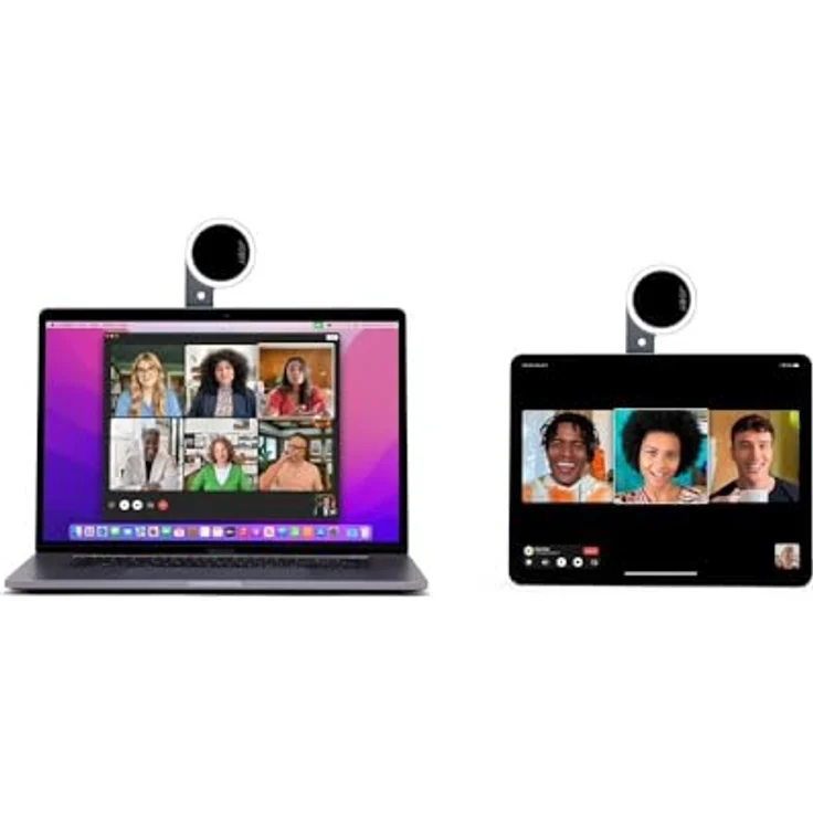 Joby Beamo Ring Light MagSafe, LED Ringleuchte mit 4-stufiger Helligkeit, grau – Bild 8