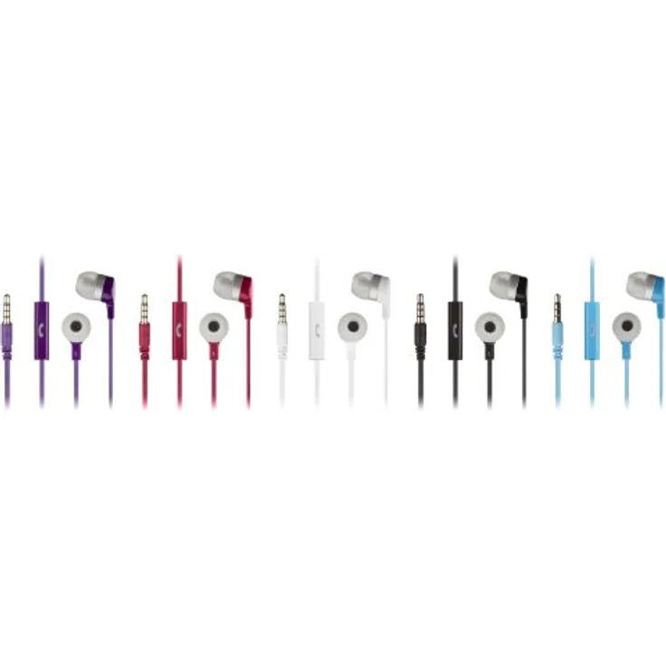 KitSound Mini In-Ear Kopfhörer mit In-Line Mikrofon Kompatibel mit Apple iPhone, iPod, iPad, BlackBerry, HTC, Nokia und Samsung Geräten - Weiß – Bild 8