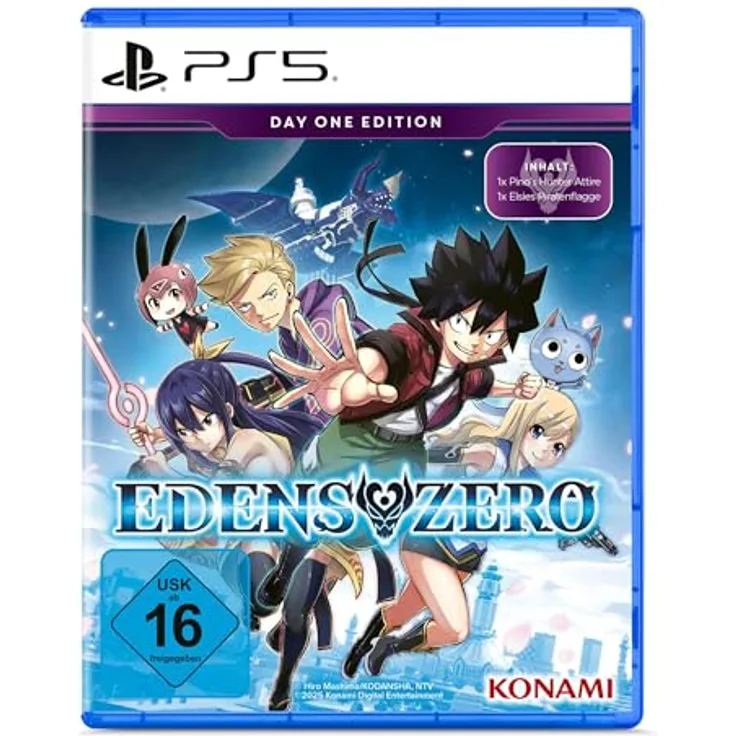 KONAMI Edens Zero D1 Edition - PS5 3D-Action-Rollenspiel mit Originalgeschichte, exklusivem Zubehör und über 700 Anpassungsoptionen