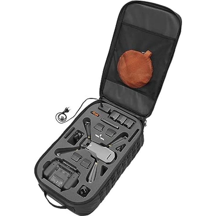 TomCase TOMcase Profi Rucksack für DJI Mavic 3 / Pro/Classic, „Ready to Fly“, viel Zubehör + “Akkus Laden im Koffer”Funktion, Schwarz – Bild 1