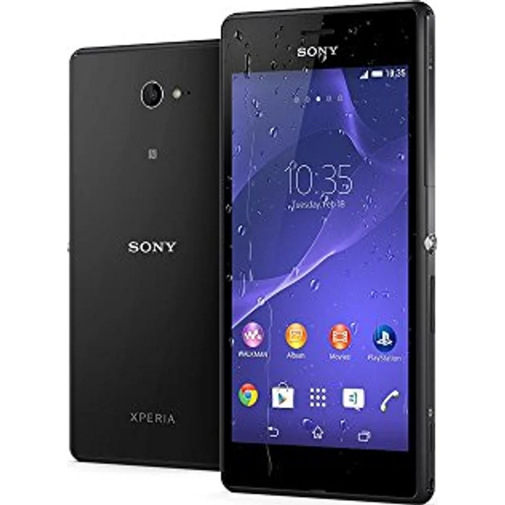 Sony Xperia M2 Smartphone 12,19cm (4,8 Zoll) Display, 8GB interner Speicher, 1GB RAM, Schwarz – Bild 2