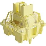 Akko AKKO V3 Pro Cream Yellow Switches, mechanisch, 5-Pin, linear, MX-Stem, 50g - 45 Stück
