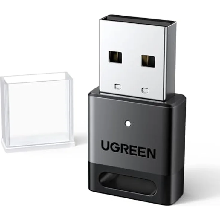 UGREEN Bluetooth 5.4 Dongle für PC, USB Adapter mit Dual Mode, 5 Geräte gleichzeitig verbindbar, für Windows 11/10/8.1