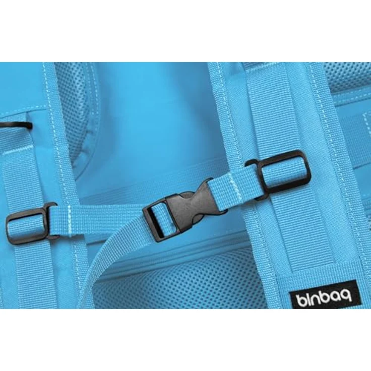 Hauptstadtkoffer blnbag M6 - Bordgepäck-Rucksack 55x40x20 cm Travel Backpack Laptop-Fach, Flugzeug Reiserucksack robust, Cabin Bag max. 44 L, Iceblue – Bild 5