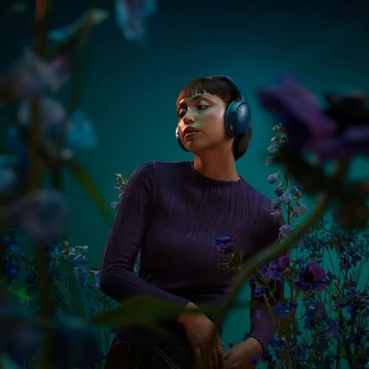 Bose QuietComfort 45, Kabellose Over-Ear-Kopfhörer mit Mikrofon und Noise-Cancelling, bis 24h Akkulaufzeit, Twilight Blue – Bild 3