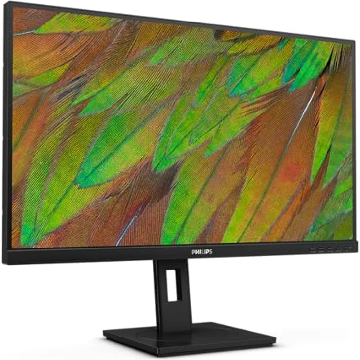 AOC Philips 27B1U3900-27 Zoll Ultra HD Monitor, höhenverstellbar, Lautsprecher, Adaptive Sync (3840x2160, 60 Hz, 2X HDMI 2.0, 1x DisplayPort 1.4, 1x USB-C (90 W PD), RJ45, USB Hub) schwarz