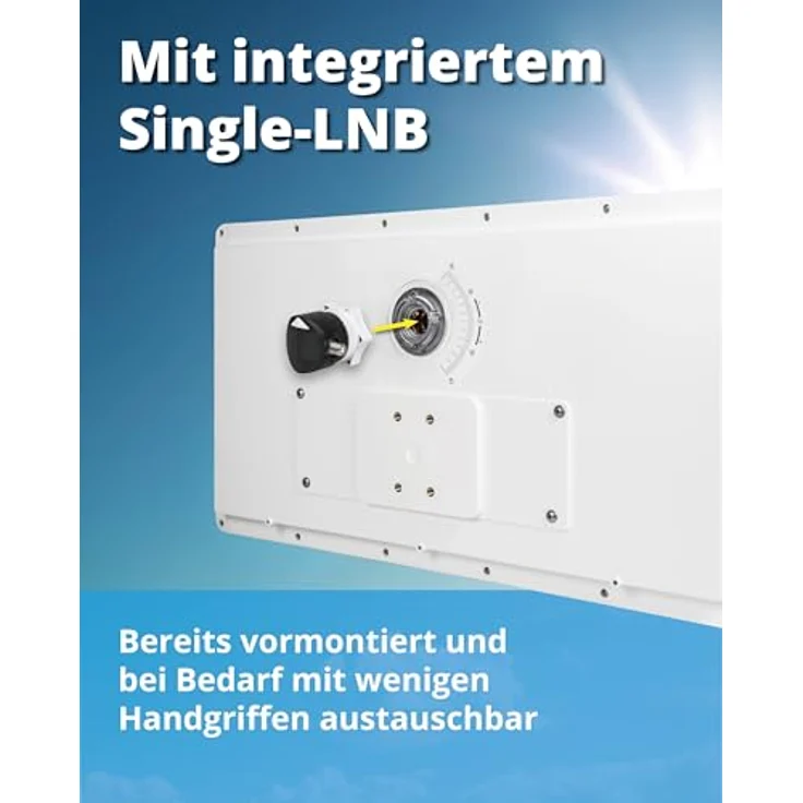 Megasat Flachantenne H30D Single Profi-Line inkl. Fensterhalterung – Bild 7