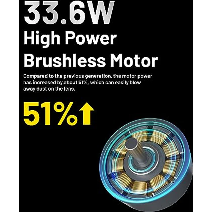 Nitecore BB21 Elektronisches Fotografiegebläse mit magnetischer Schnellverschlussbürste – Bild 2