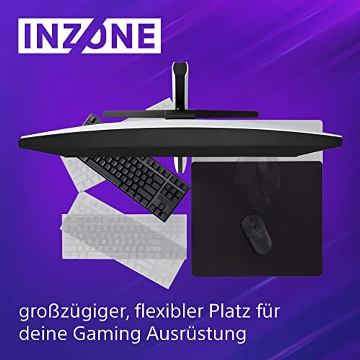 Sony INZONE M9 27 Zoll Gaming Monitor: 4K 144Hz 1ms Full Array Local Dimming HDMI 2.1 VRR 2022 Modell, Weiß – Bild 4