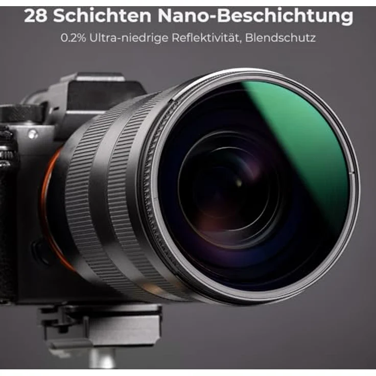 K&F Concept Nano X-Serie 77mm CPL Polfilter, Polarisationsfilter MRC mit 28-fach vergütetem SCHOTT B270 Glas, reduziert Reflexionen und erhöht Farbsättigung – Bild 3