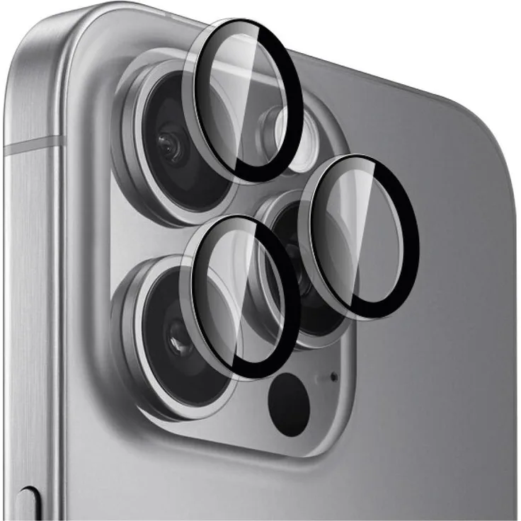 Puro Individuelles gehärtetes Glas für iPhone 16/16 Pro Max, 3er Set Smartphone Schutzfolie, Transparent