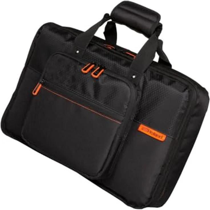 Roland CB-BTRMX, DJ Case für TR-8S, TR-8 und MX-1, leichter Schutz mit robustem Außenmaterial, schwarz-orange – Bild 2