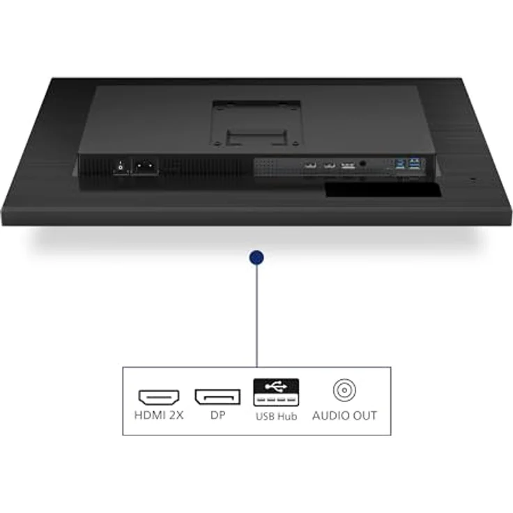 Philips 27B1N3800, 27 Zoll Ultra HD Monitor mit höhenverstellbarem Standfuß, integrierten Lautsprechern und Adaptive Sync (3840x2160, 60 Hz, 2x HDMI 2.0, 1x DisplayPort 1.4, USB Hub), schwarz – Bild 4