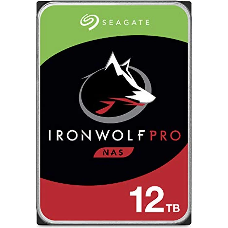 Seagate IronWolf Pro 12TB NAS interne Festplatte HDD - 3,5 Zoll SATA 6Gb/s 7200RPM 256MB Cache für RAID Netzwerk Attached Storage Data Recovery Service - frustfreie Verpackung – Bild 1