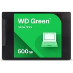 WD Green SATA SSD 500GB, 2.5" Speicherlösung mit TLC-NAND-Technologie und Leserate bis zu 6 Gbit/s