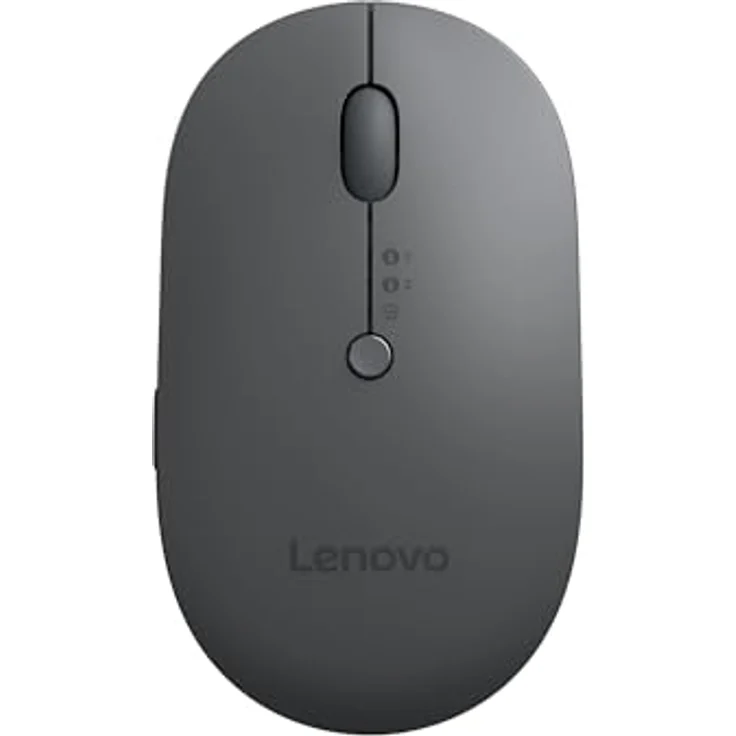Lenovo Multi-Device Wireless Mouse (X9 Edition), Kabellos, Schwarz-Grau, mit AI Now-Taste und schnell aufladbarem Akku – Bild 3