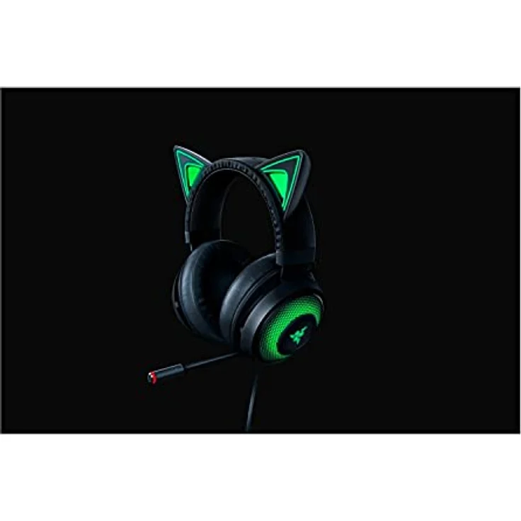Razer Kraken Kitty - USB PC-Gaming Headset mit THX Surround Sound - Schwarzes Chroma RGB Ohren-Beleuchtung (Einziehbares Geräuschunterdrückungs-Mikrofon, Leichter Aluminiumrahmen) – Bild 5