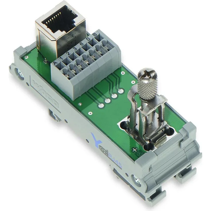 Wago 289-178 Ethernet Netzwerkkarte, Grau, Grün, Kabelgebunden, Eingebaut