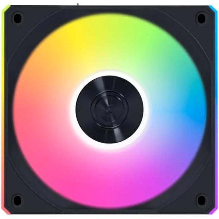 Lian Li UNI FAN CL Wireless Lüfter, 3er-Pack 120mm mit Push-to-Connect-Technologie und dualer RGB-Beleuchtung, schwarz – Bild 5