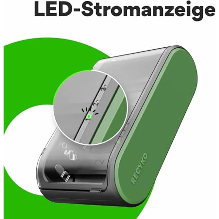 GP RECYKO Universal USB Ladegerät Modell GP B631 (Für alle Handelsüblichen AA, AAA, C, D, 9V Akkus) – Bild 6