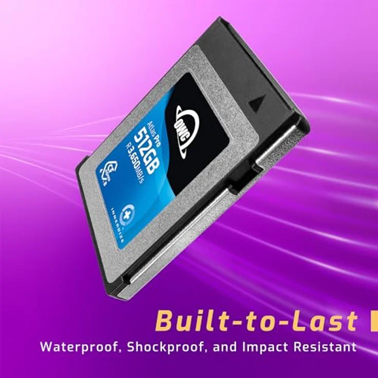 OWC 512GB Atlas Pro CFexpress 4.0 Type B, Speicherkarte – Bild 3
