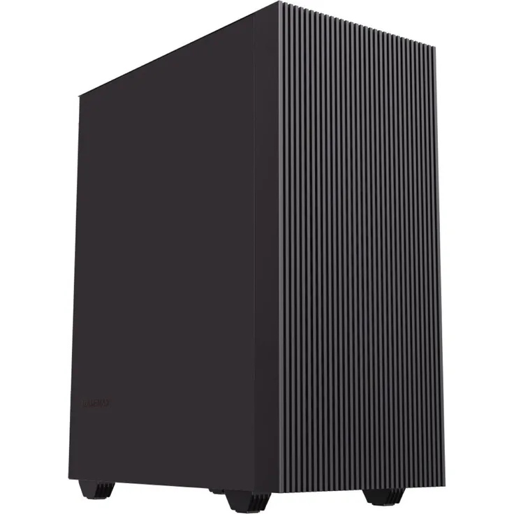 GameMax GAMEMAX Edge Mini-Tower Gehäuse, Micro-ATX, ohne Netzteil, 2x USB 3.0, Staubfilter, 6x ARGB Lüfter Unterstützung, schwarz