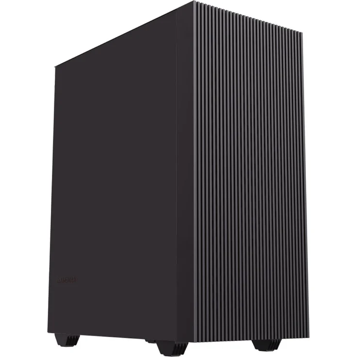 GameMax GAMEMAX Edge Mini-Tower Gehäuse, Micro-ATX, ohne Netzteil, 2x USB 3.0, Staubfilter, 6x ARGB Lüfter Unterstützung, schwarz
