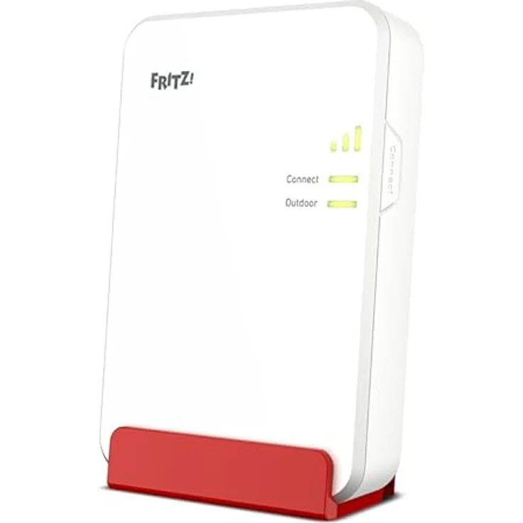 Fritz! FRITZ!Repeater 1610 Outdoor, WiFi 6 Repeater mit 3000 MBit/s, Mesh-fähig, PoE-Funktion, IP54 Gehäuse – Bild 1