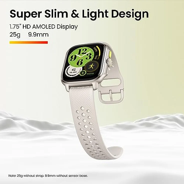 Amazfit Cheetah Lauf-Smartwatch mit Dual-Band-GPS, Routennavigation und Offline-Karten, Trainingsvorlage, Herzfrequenzmesser, integrierter Alexa, 8 Tage Akkulaufzeit für Männer und Frauen-Quadratisch – Bild 2