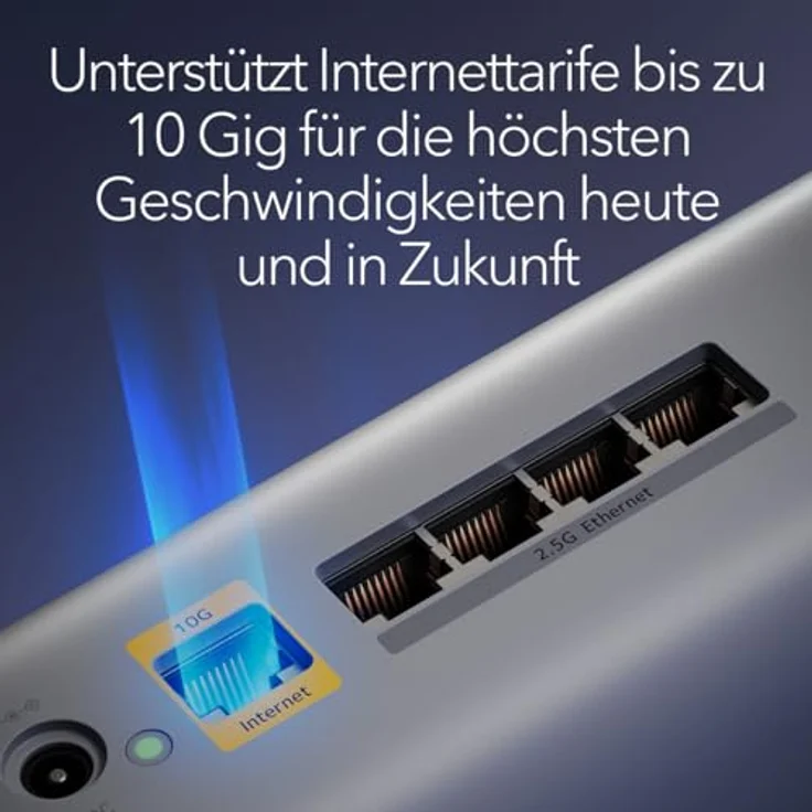 Netgear Orbi 870 Tri-Band WiFi 7-Mesh-Netzwerksystem (RBE873) Router mit 2 Satelliten – Abdeckung von bis zu 600 m², für 150 Geräte – 10-Gig-Internetanschluss, max 21 GBit/s, Weiss – Bild 5