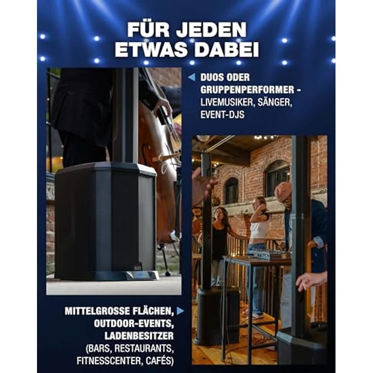 Alto Professional TS112C, Säulen PA System mit 1200 W Leistung, integriertem 12-Zoll-Subwoofer und Bluetooth-Streaming – Bild 8