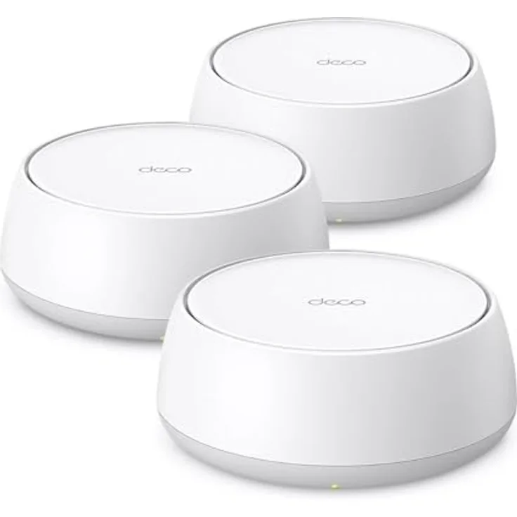 TP-Link Deco BE25 WiFi 7 Mesh WLAN(3 Pack), BE3600 Dual-Band, 2 x 2.5 Gbit/s Port - Empfohlen für Häuser mit 4-6 Zimmern