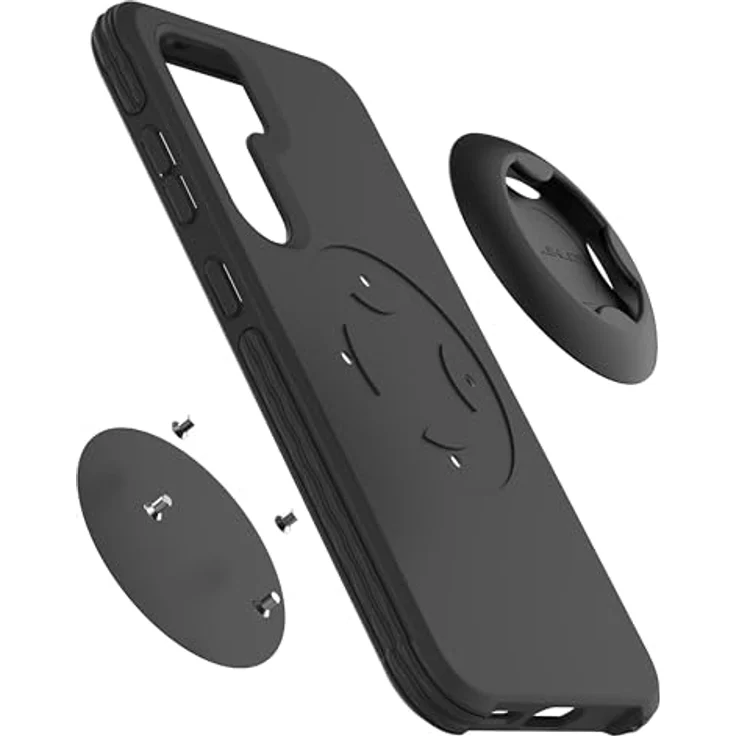 INTERPHONE Quiklox Tetraforce Schutzhülle für Samsung S24, flexible Anti-Shock Hülle mit antibakterieller Technologie, kompatibel mit Motorrad- und Fahrrad-Montagesystemen – Bild 2