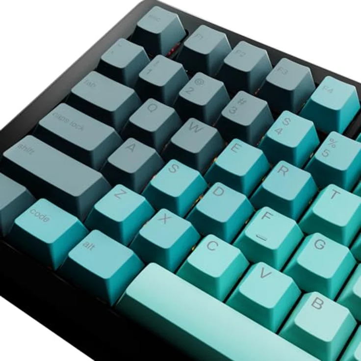 Glorious GPBT Gradient Keycaps, ANSI Layout (US), PBT, Dye-Sub - Rainforest – Bild 6