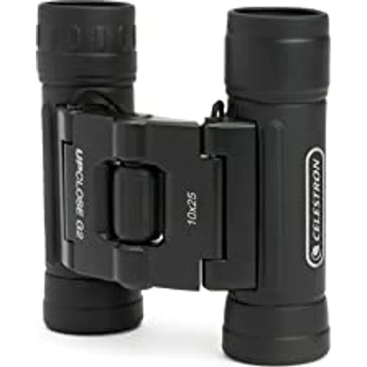 Celestron 71232 UpClose G2 10 x 25 Dachkantprismen-Fernglas, Schwarz - Kompaktes, mehrfach vergütetes Fernglas mit praktischem Klappdesign – Bild 3