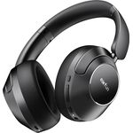 EarFun Wave Pro Over Ear Kopfhörer Kabellos Bluetooth, Hybrid Aktive Noise Cancelling, Hi-Res Audio, LDAC, 80 Std Akku, Bequemer Halt, 5 Mikrofone Kristallklare Anrufe, Bluetooth Multipoint, EQ in App