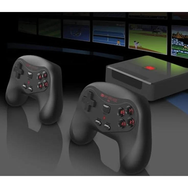 MyArcade MY ARCADE DGUNL-4144, Spielkonsole mit 250 Retro-Videospielen und 2 kabellosen Controllern, Schwarz – Bild 5