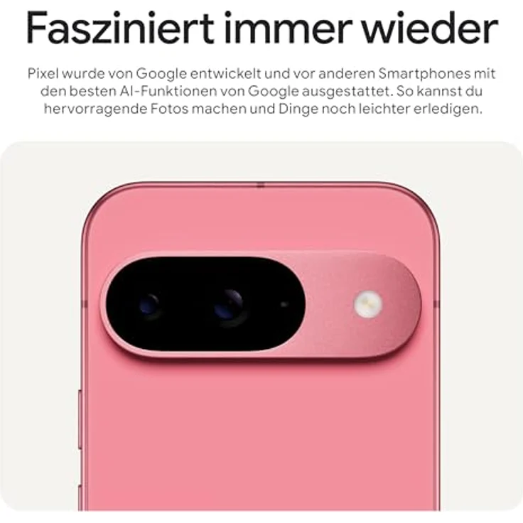 Google Pixel 9 – Android-Smartphone mit erweiterter Kamerafunktion, 24 Stunden Akkulaufzeit und 6,3 Zoll großem Actua-Display – Wintergreen, 128GB – Bild 5