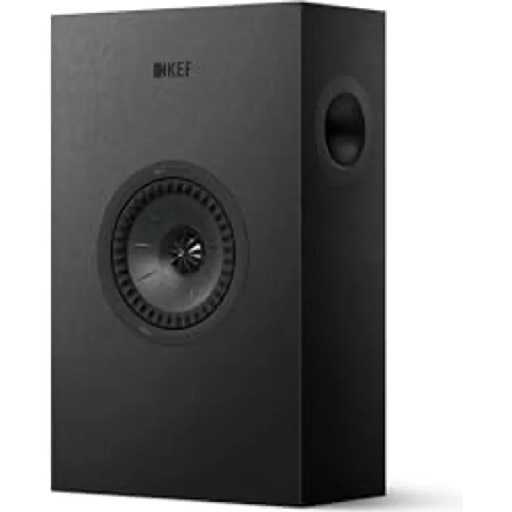 KEF Q4 Meta passiver Center- / LCR-HiFi-Wandlautsprecher, Satin Black | Uni-Q-Treiber mit MAT | Heimkino & Gaming