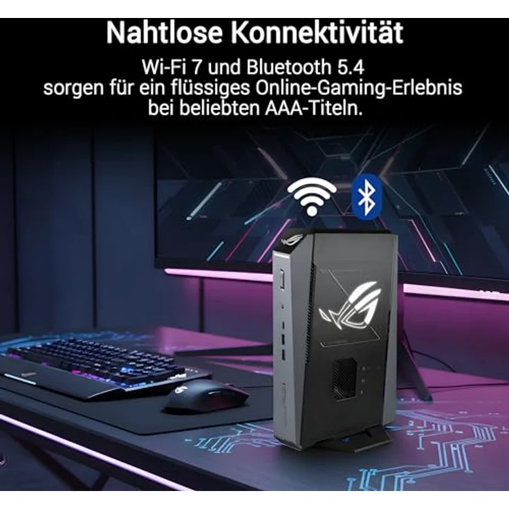 ASUS ROG GR70-N90043AN, Mini-PC mit AMD Ryzen 9 8940HX, 16 GB RAM, 1 TB SSD, GeForce RTX 5060, sternengrau, Windows 11 Home – Bild 6