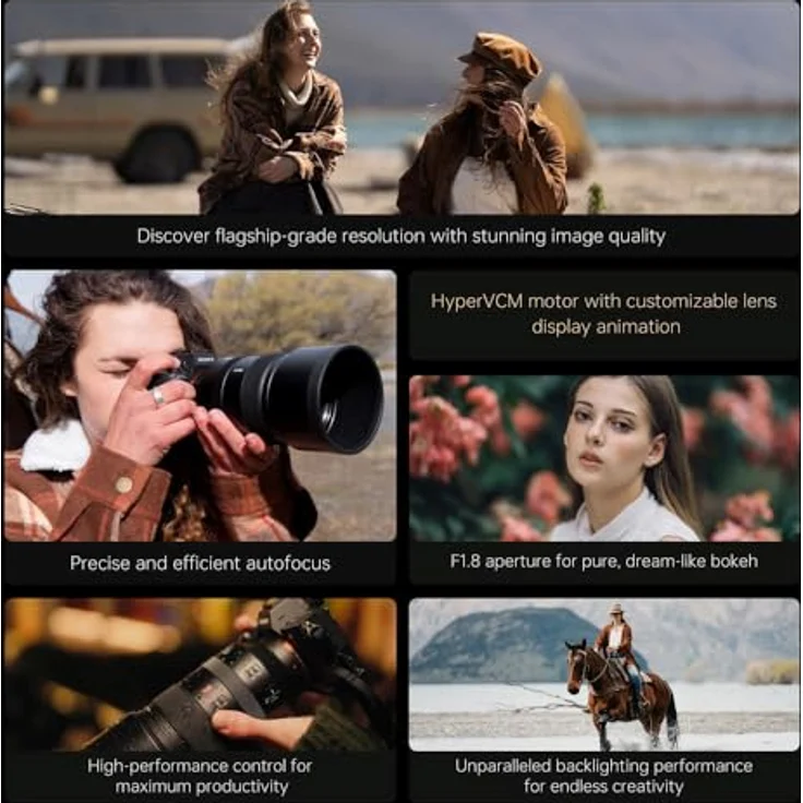 VILTROX 135mm F1.8 LAB FE Vollformatobjektiv für Sony E-Mount, AF-Teleobjektiv mit Festbrennweite, Kompatibel mit Sony-Kameras a7III a7RII a7IV a7RIV a9 A1 a5000 a6000 A6700, Dual Floating-Fokus-Design, Effizienter Autofokus, Hervorragende Bokeh-Qualität – Bild 3
