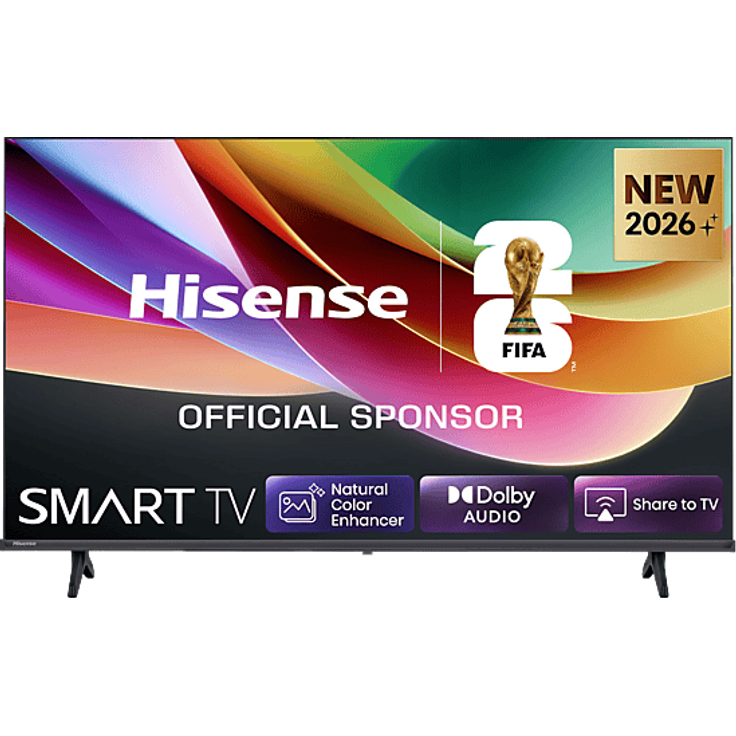 HISENSE 32A49S, 32 Zoll HD Smart TV mit Natural Color Enhancer und DTS Virtual:X Sound