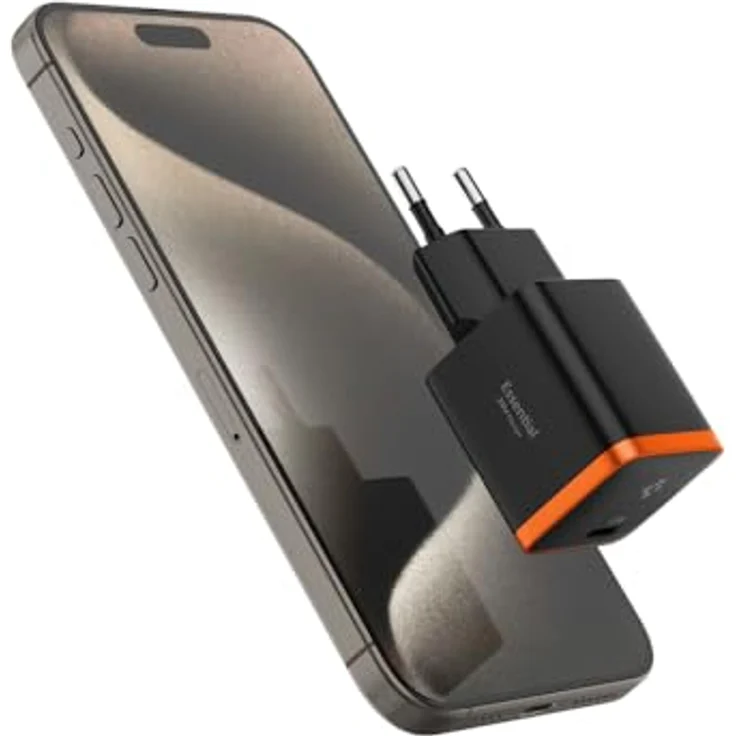 Spigen 30W USB-C auf Mini Adapter - Schnellladegerät mit Samsung PPS für iPhone & Android & iPad & MacBook Type-C EE301 Black – Bild 2